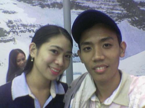 ice skates - me and this beautiful girl after we have iceskates at mall of asia..