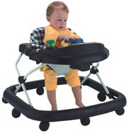 graco baby walker - A baby walker is something that you put a baby in that allows them to 'walk around' because of the wheels on it.