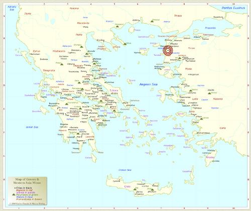 troyin map - 66*88