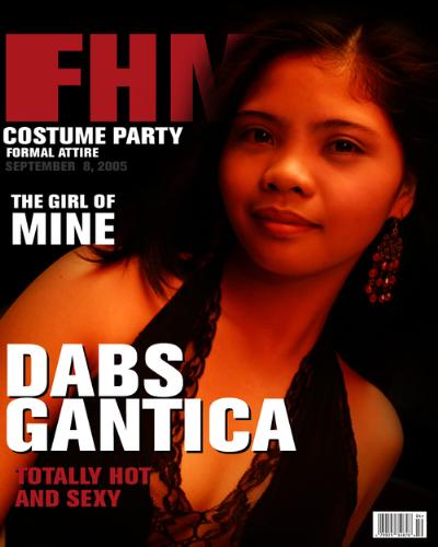 In My Dreams - These photo was taken over a year ago during a party in my husband's office.  The Lay-out was made by my husband who is working as a Sr. Graphic Artist here in the Philippines.  Beforhand, I told my husband that one of my wildest dreams is to pose for a cool and sexy magazine like FHM.  During the party we have had are photo sessions as remembrance.  I didn't get the chance to have a copy of my own after, since, I seldom dress up a little for parties I thought it would be great to have copies for myself as remembrance of course.  But then, I wasn't able to have my own copy and I felt bad about it. to make a long story short, to cheer me up, he surprised me with this lay-out which he post in all of his accounts over the internet.  I felt Happy and loved, realizing that my husband is really proud to have me as his wife.