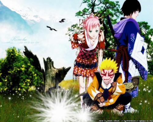 NARUTO - NARUTO'S TEAM IN FUTURE, TEAM 7, NARU-SASU-SAKU
