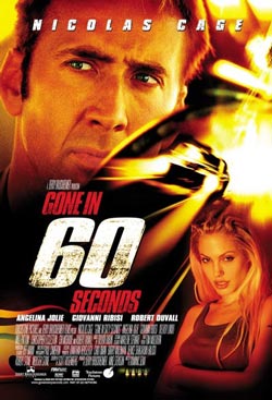 GONE IN 60 SECS - about gone in 60 secs