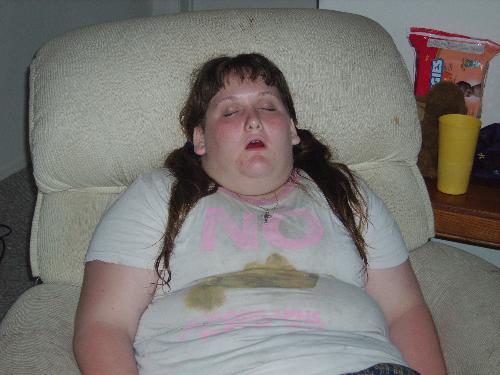 My neice - here we have my niece Kristina,,,, yes shes a big girl!
