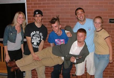 Chi Alpha - Me and my scavenger hunt team for my youth group.