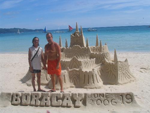 Sand Castle at Boracay - Big Bear and Lil Bear enjoyed a couple days at Boracay.