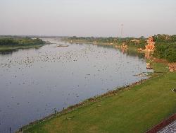 River Cauvery - Photographed at Srirangappattana, Near Mysore. It is River Cauvery - life line of Bangalore City.