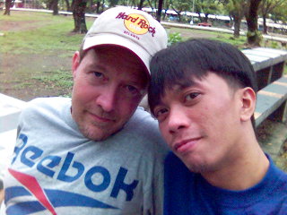 Big Bear and Lil Bear - There we were enjoying some leizure at a Quezon City park.