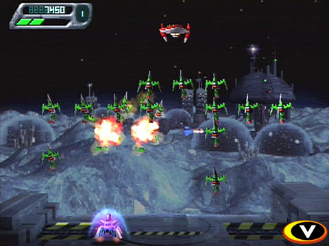 Space Invaders  - Space Invaders  http://www.gamespot.com/ps/puzzle/spaceinvaders/index.html The year was 1978. A simple, black-and-white game came out that would set the standard for shooters for years to come. That game was Space Invaders. Not only did it spawn a few sequels of its own (including a pinball machine), but other game makers quickly cloned it and made improvements to its gameplay. Activision is continuing its big retro kick with an updated version of Taito's classic. But can a game as simple as this succeed in today's market?