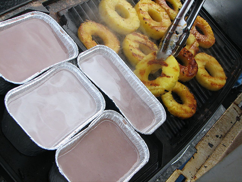 Washington Redskins vs. Atlanta Falcons pt. 1 - Just a picture of some of the food that the tailgators have.