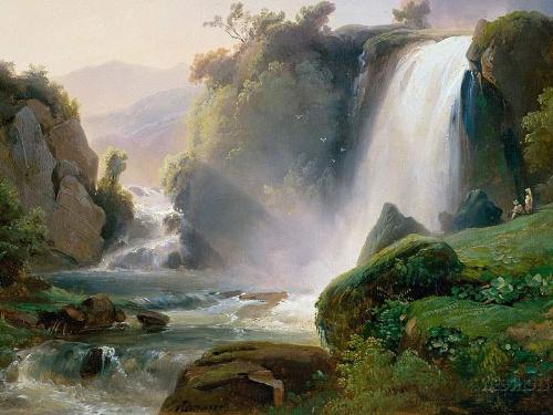 Water fall - Painting
