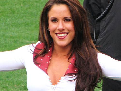 Washington Redskins vs. Atlanta Falcons pt. 10 - Another one of the washington redskins beautiful cheerleaders.