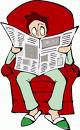 Reading Newspaper - Reading Newspaper