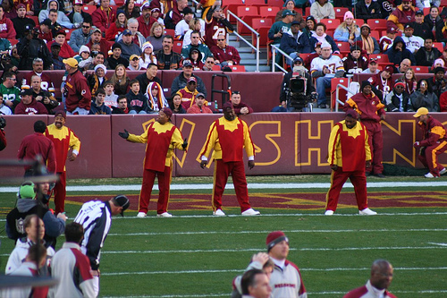 Washington Redskins vs. Phlidephia Eagles pt. 8 - Picture of some people in the endzone I forgot who they are.