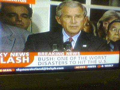 Mr Bush - bush -one of the worst disasters of US