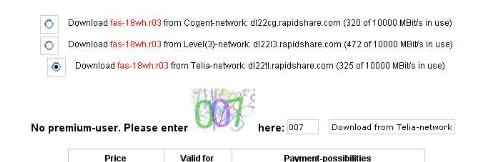 Rapidshare is spying on you - A funny captcha code screenshot from rapidshare