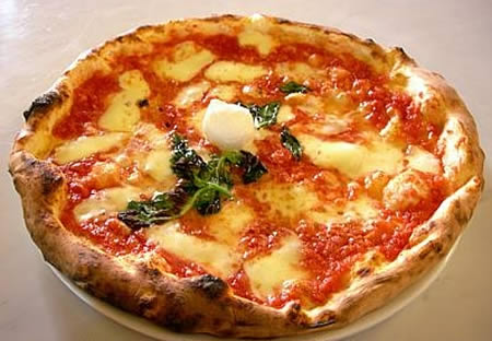 Pizza Margherita - This is how a real Neapolitan Pizza Margherita should look like.