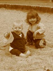 children playing - at thr playground