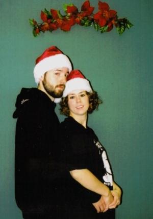 Me & Hubby - Christmas 2006