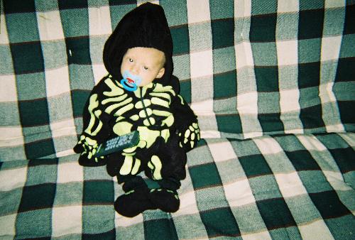 Halloween fun!! :) - Here's my baby boy last Halloween. Haven't taken his pic in his costume today yet.