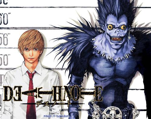death note - ligth yagami and ryuku