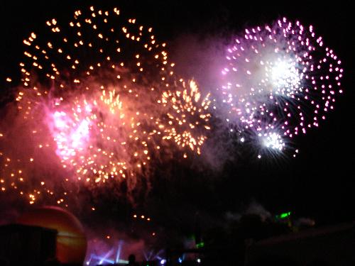 beautiful fireworks - This fireworks took place near bimingham last month, it was very long and beautiful a lot of people attended this show