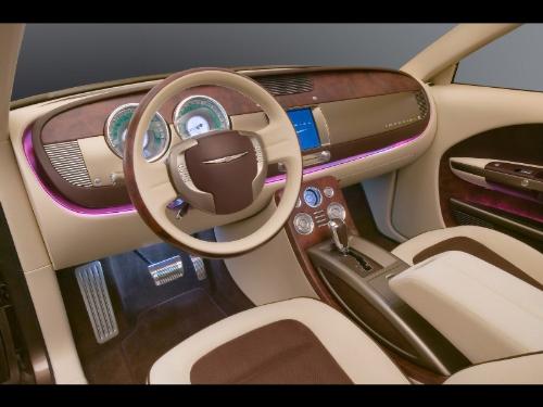 2006-Chrysler-Imperial-Concept-Dashboard - its look is so comfortable,I wonder how it would be in reality ?