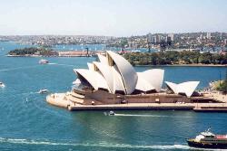 Sydney Harbour with Opera House - Sydney Harbour and Opera House, Australia