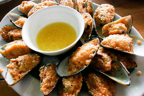 Baked mussels - Baked mussels