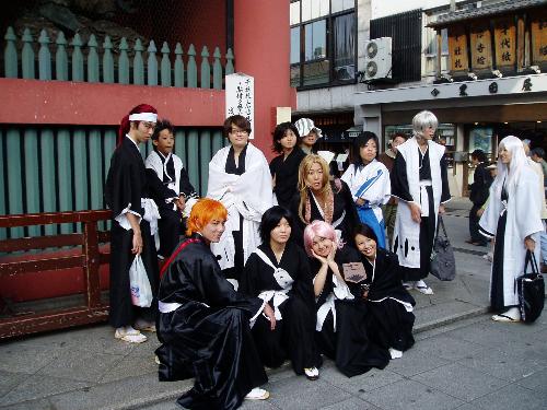 cosplay of bleach - in asakusa