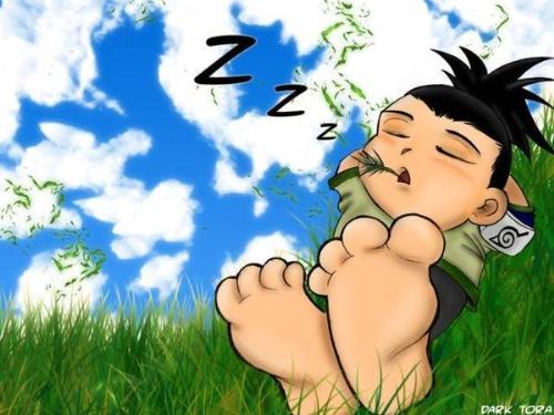 shikamaru's sleeping - cute ^_-