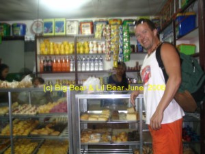 Bakery at Port of Iloilo - Big Bear purchases a few baked items before departing for Caticlan.