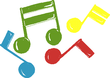 musical notes - colorful musical notes