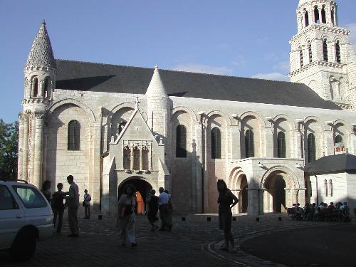 Poitiers - France - The cathedral of Poitiers in France