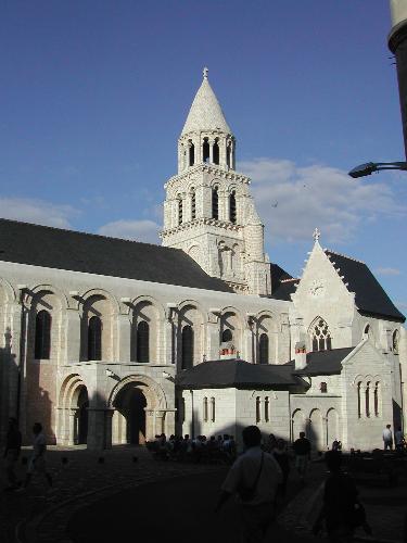 Poitiers - France - The cathedral of Poitiers in France