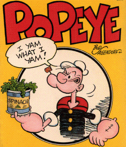 Popeye the sailor!! - Got spinach??
