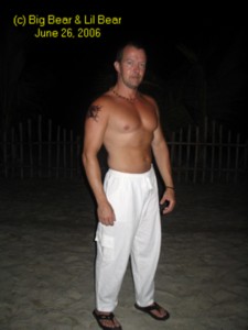 Big Bear - ready for a night out on the island, Puerto Galera