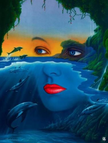 Another painting - This resembles that nature is a women, do you accept it?