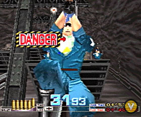 Time Crisis - Time Crisis http://www.gamespot.com/ps/action/timecrisis/index.html Namco's .40-caliber magnum opus, Time Crisis, has been nothing less to arcade gun games than what the Tekken trilogy has been to fighters: exceptional. In line with the company's home translations of the Tekken games, the PlayStation version is even better than the original.