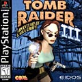 Tomb Raider III - Tomb Raider III http://www.gamespot.com/ps/adventure/tombraider3/index.html While it may be hard to imagine Tomb Raider's heroine Lara Croft as a 'mascot' for the Sony PlayStation, there's no doubt that the series has become inextricably linked with the platform. The original game proved that huge 3D environments were not the exclusive domain of the Nintendo 64, which is fairly ironic when considering that it was developed first with the Saturn in mind.