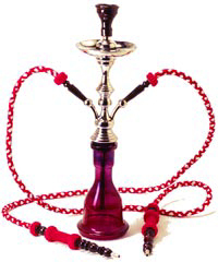 hookah - Popular myth suggests that hookah smoking is considered to be safer than other forms of smoking due to water-filtration. However, several serious negative health effects are still linked to hookah smoking and studies indicate that it is likely to be more harmful to health than cigarettes, due in part to the volume of smoke inhaled. One study found hookah smoke to be both clastogenic and genotoxic for human beings,[7] while another study showed that the CO hazard is as high with hookah smoking as with cigarette smoking.[8] In addition to the cancer risk, there is some risk of infectious disease resulting from pipe sharing, and other harm caused by any addition of alcohol or psychoactive drugs to the tobacco.[9]