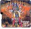 Lord Krishna preaching Bhagvat gita to Arjuna - Lord Krishna preaching Bhagvat gita to Arjuna