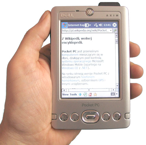 pocket pc - According to Microsoft, the Pocket PC is "a handheld device that enables users to store and retrieve e-mail, contacts, appointments, tasks, play multimedia files, games, exchange text messages with Windows Live Messenger (MSN Messenger), browse the Web, and more." [1]

From a technical standpoint, "Pocket PC" is a standard from Microsoft that sets various hardware and software requirements for mobile devices bearing the "Pocket PC" label.

For instance, any device which is to be classified as a Pocket PC must:

Run Microsoft's Windows Mobile, PocketPC edition 
Come bundled with a specific suite of applications in ROM 
note: the name Windows Mobile refers to both the Windows CE operating system and a suite of basic applications along with a specified user interface 
Include a touchscreen 
Include a directional pad or touchpad 
Include a set of hardware application buttons 
Be based on an ARM version 4 compatible CPU, Intel XScale CPU, MIPS CPU or SH3 CPU. (As of the Pocket PC 2002 specification, ARM-based CPUs are required.) 
