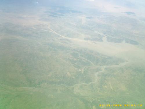 aerial view - Landscape seen from a plane July 2006.