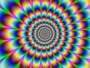 Illusion - what do you see?....rainbow spinning?