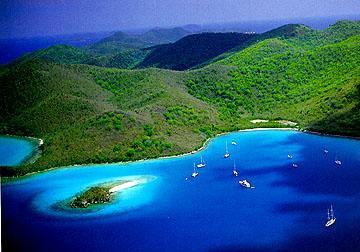 Aerial view of St. John - Aerial view of St. John