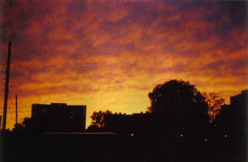 Sunset over Toronto - I couldnt resist takin this picture