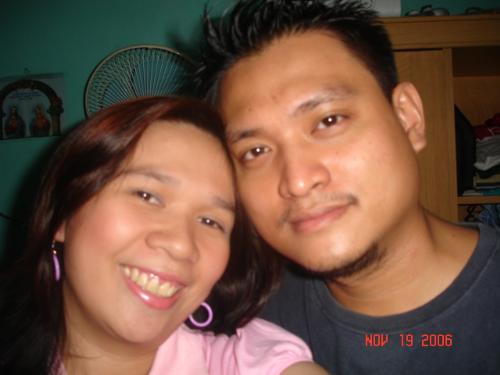 me and my husband - Aldrin and i