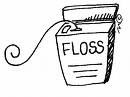 floss - this is an image of floss for your teeth.