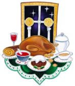 turkey - Nothing makes the mouth water like a table spread with a full holiday dinner!!  Tell me what you traditionally like to eat on your holidays.
