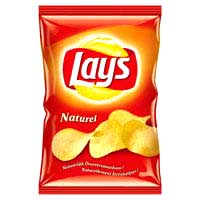 Chips - I love eating lays chips of cheese flavor